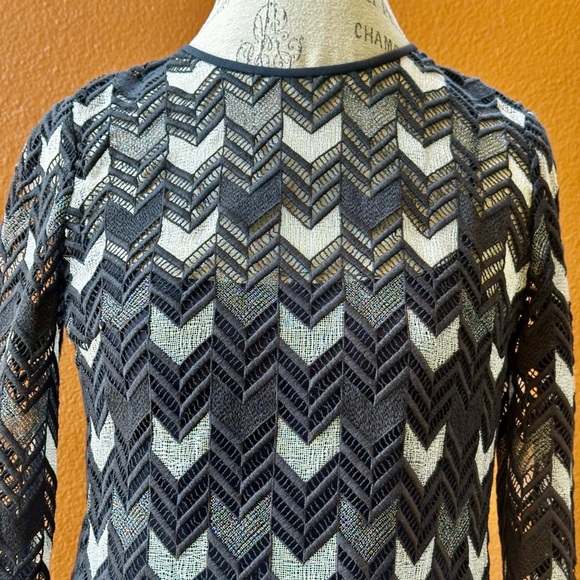 Escada Unique Needlework Cut-Out Top With Silk Cami Size 34 (Small) New! - Picture 5 of 12